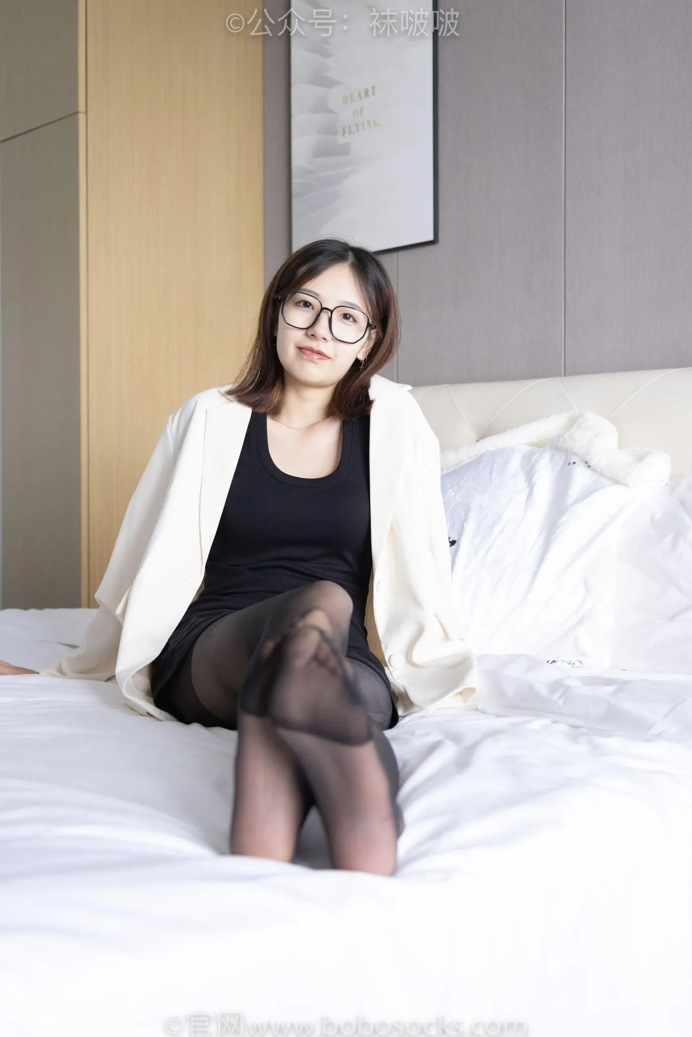 [BoBoSocks袜啵啵]NO.032 小甜豆-平底鞋、黑丝 [144P]插图6